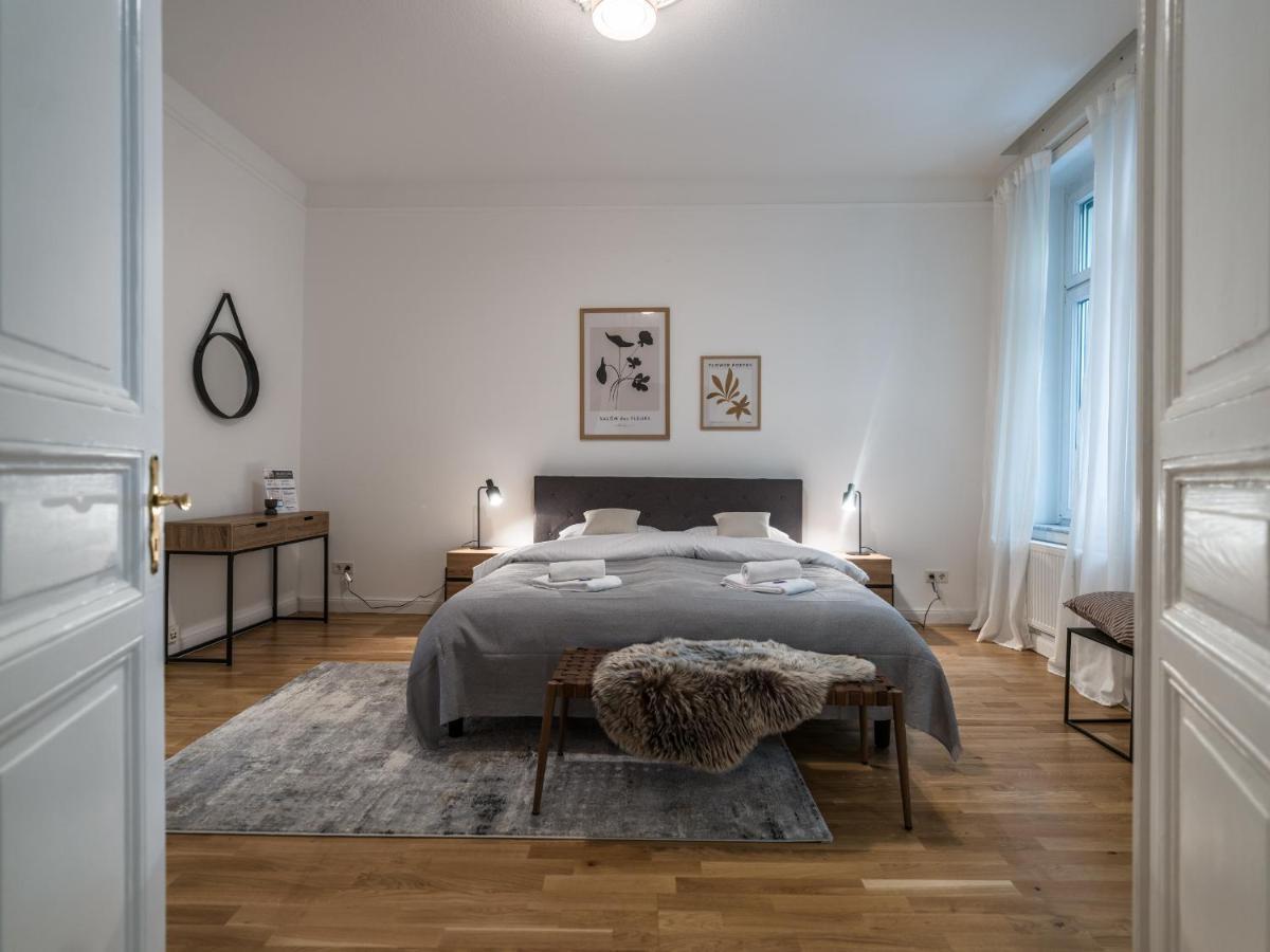 Hochwertige Altbauwohnung Im Modernen Stil In Wiesbaden - Kueche - Terrasse - Wlan - Zentral Zewnętrze zdjęcie