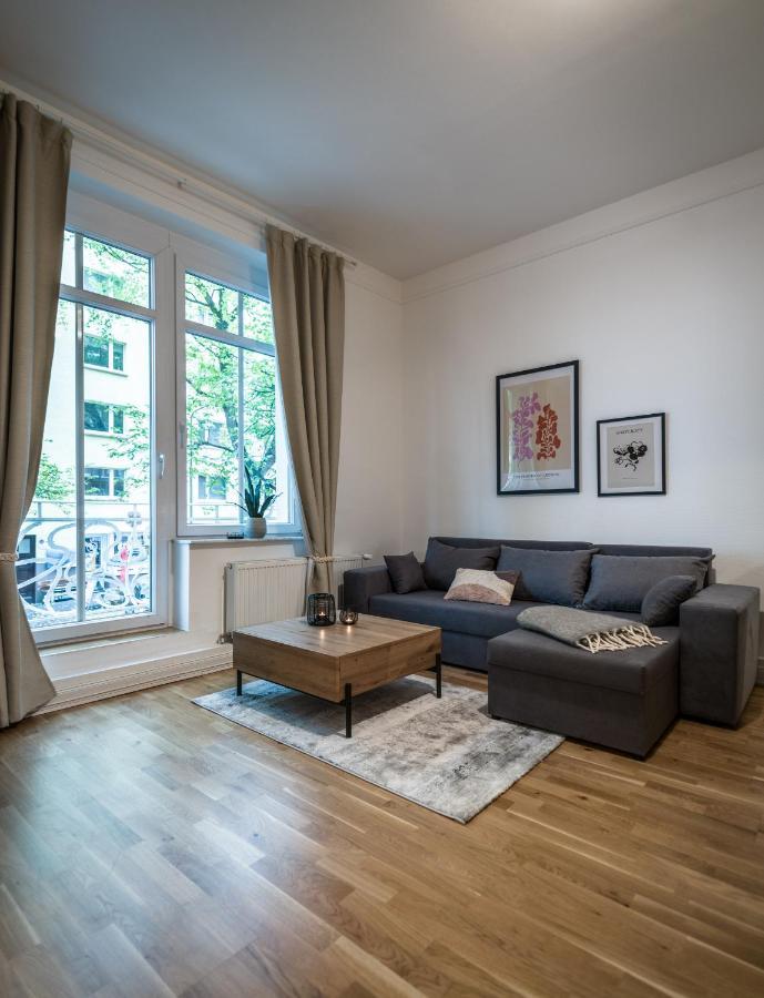 Hochwertige Altbauwohnung Im Modernen Stil In Wiesbaden - Kueche - Terrasse - Wlan - Zentral Zewnętrze zdjęcie